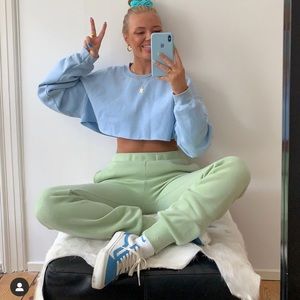 Saski green sweatpants